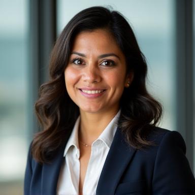 Portrait of Dr. Sofia Reyes, Partner, Market Analysis & Finance